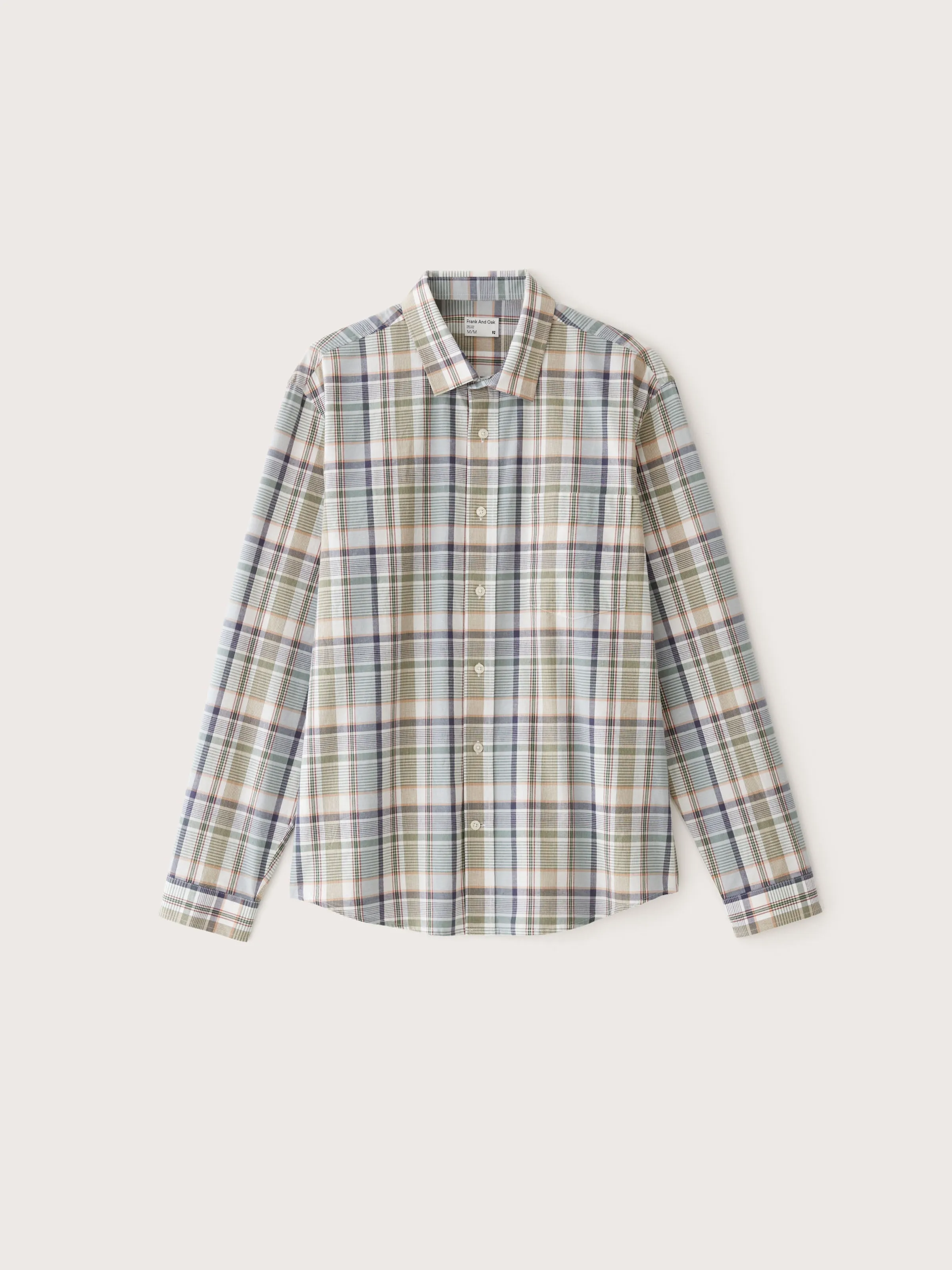 The Plaid Poplin Shirt in Evergreen