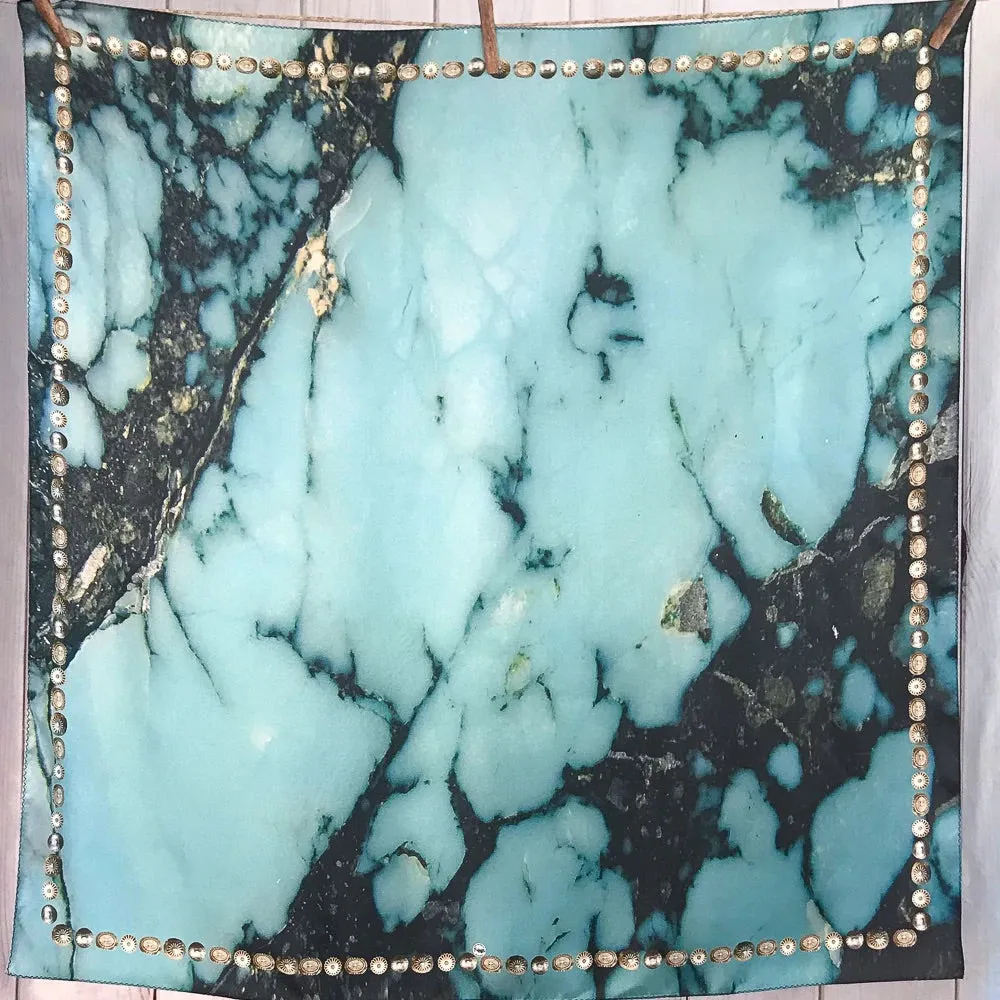 The "Kingman Turquoise" Scarf