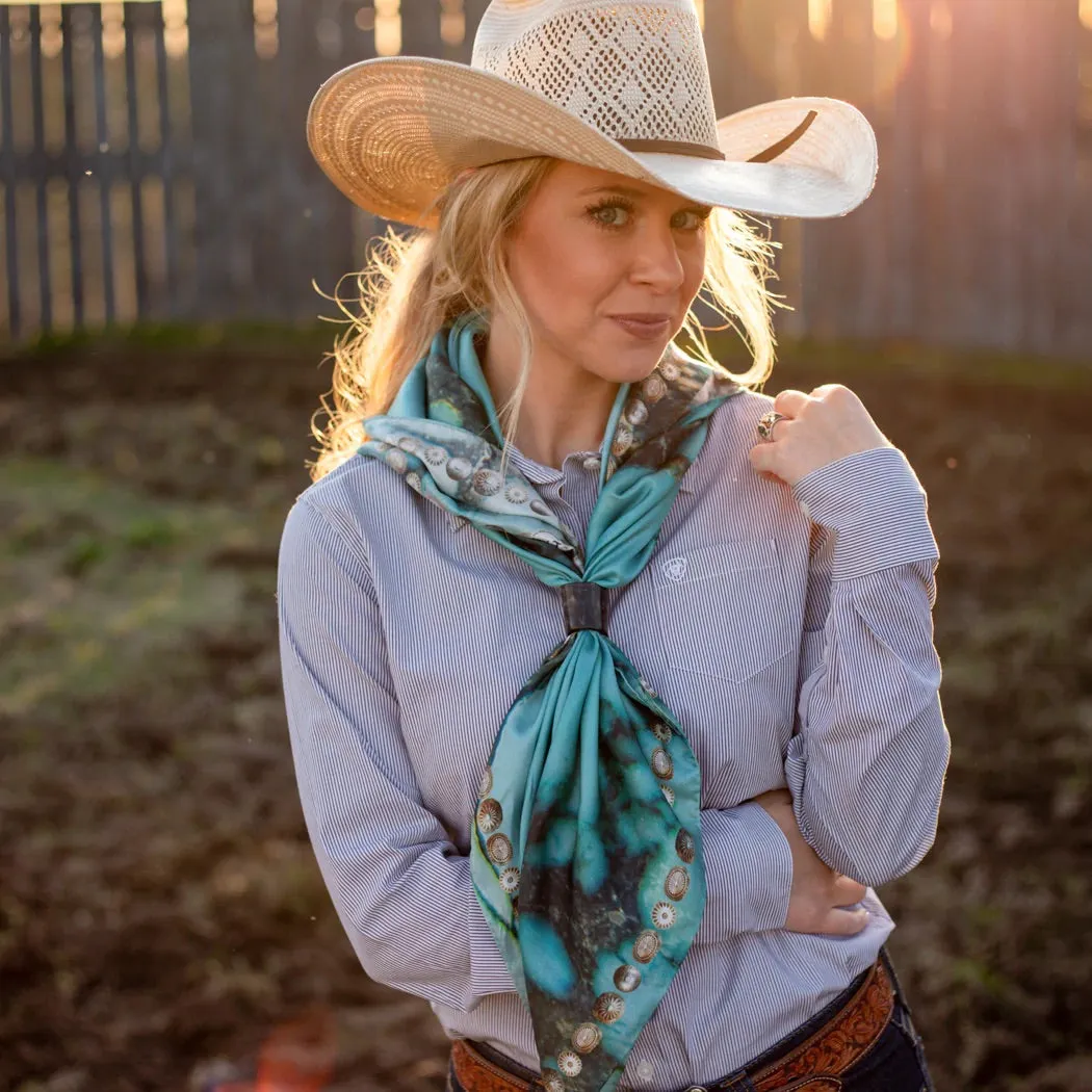 The "Kingman Turquoise" Scarf