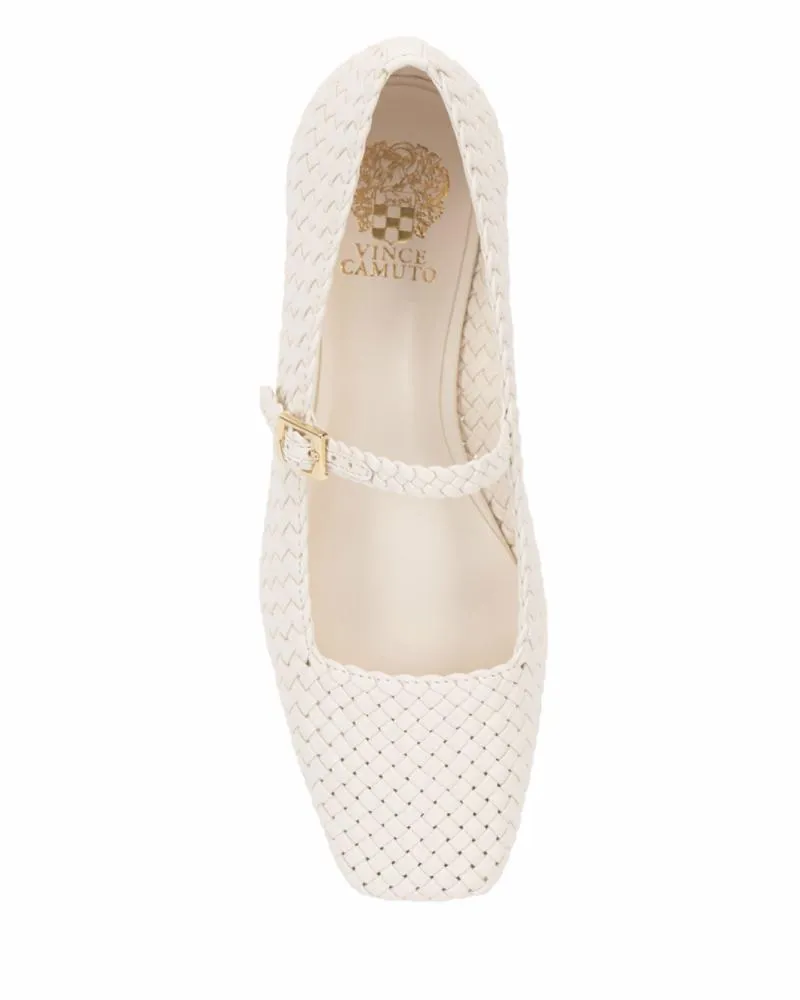 Vince Camuto VINLEY COCONUT CREAM/WOVEN NAPPA PU