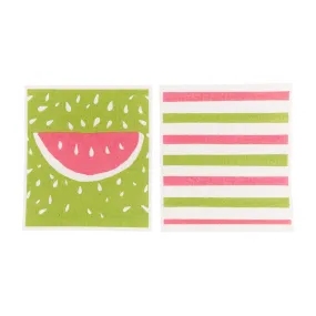 Watermelon Eco-Friendly blu Sponge Cloth- Set of 2