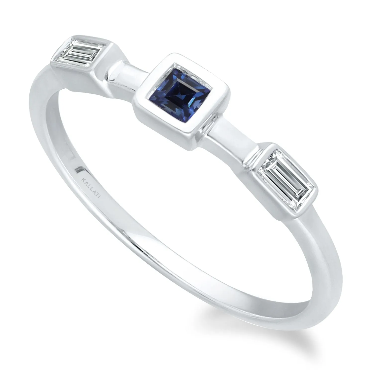 White Gold Sapphire & Diamond Legendary Ring