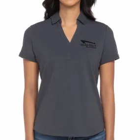 Women's Grey Performance Polo