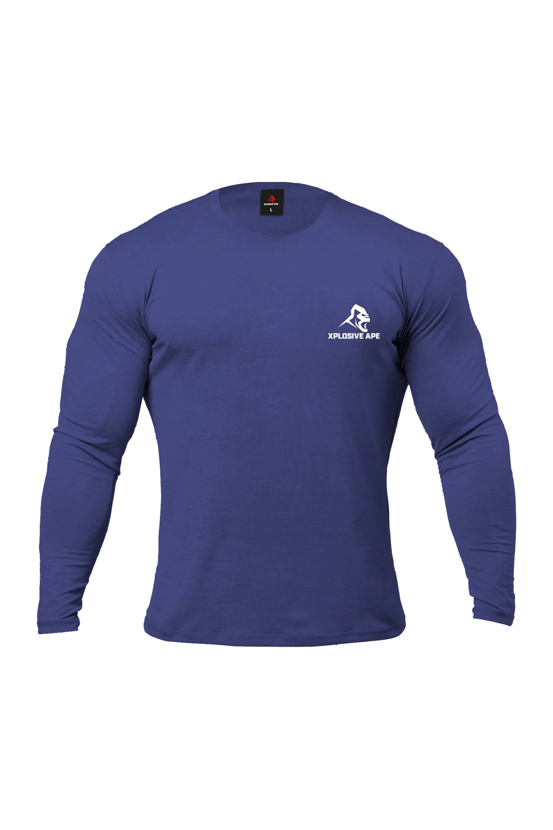 XAPE Classic Long Sleeve Tee - Royal Blue