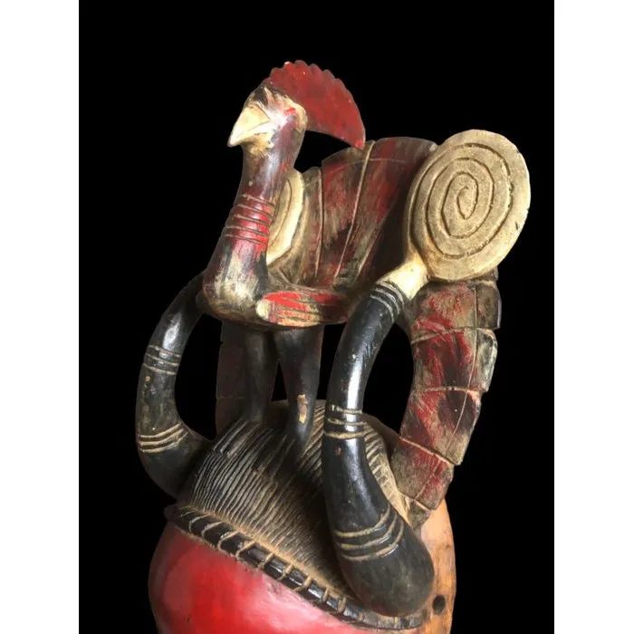 Yaure Mask with Rooster, Cte d'Ivoire #912